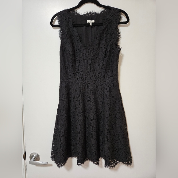Joie Black Allover Lace Nikolina B Dress - Picture 3 of 8